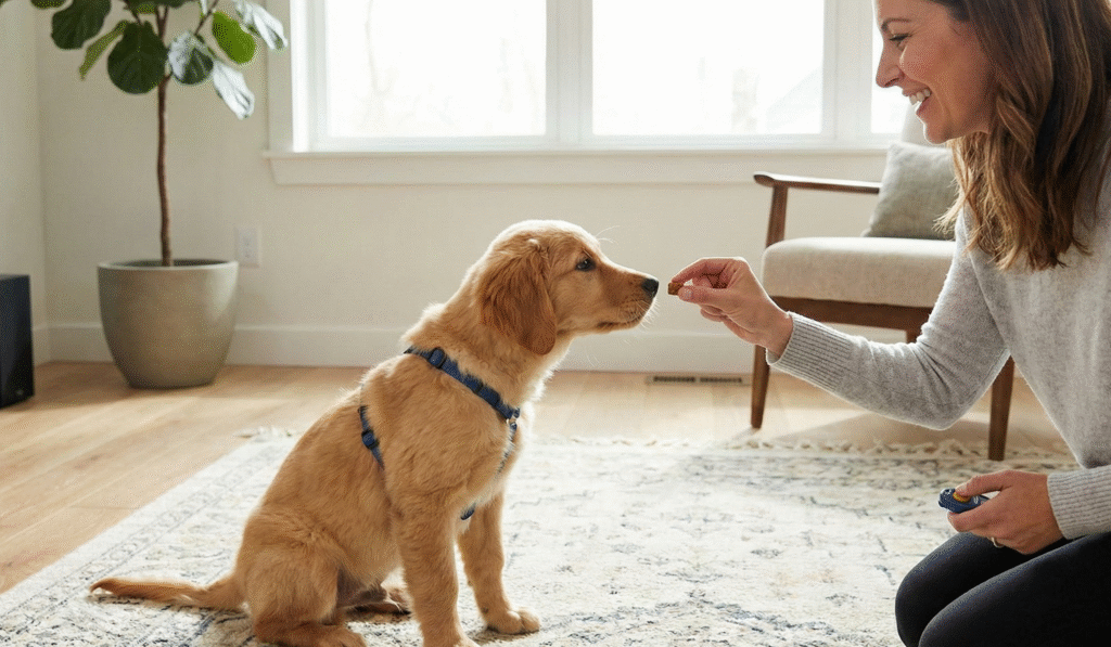 positive reinforcement puppy training book