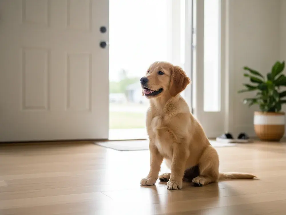 successfully toilet trained puppy in 7 days