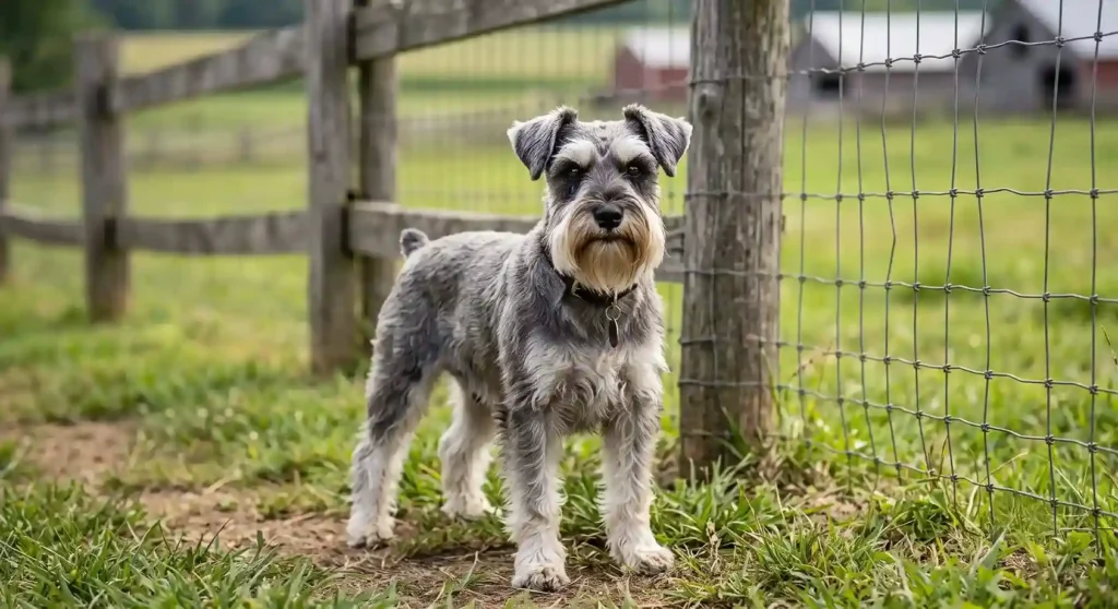 7 Small Smart Dogs in the USA That Are Easy to Train small smart dog Miniature Schnauzer standing alert