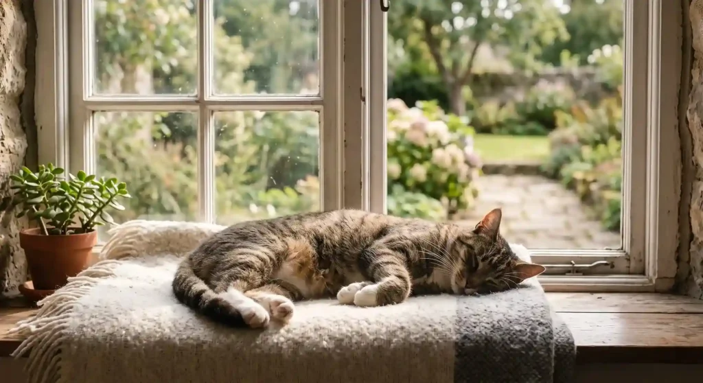 top ten most popular pets in the United States cat relaxing